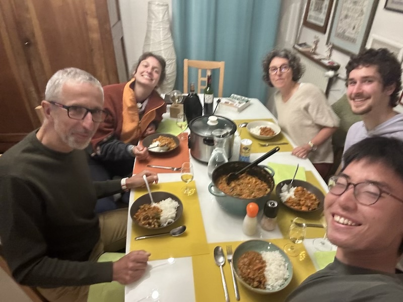 ジョージさん、サビーヌさんたちと