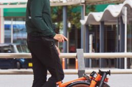 折り畳み状態での押し歩き