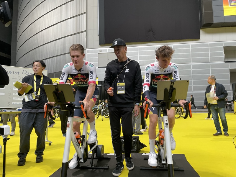 2025さいたまクリテリウムでズイフト対決