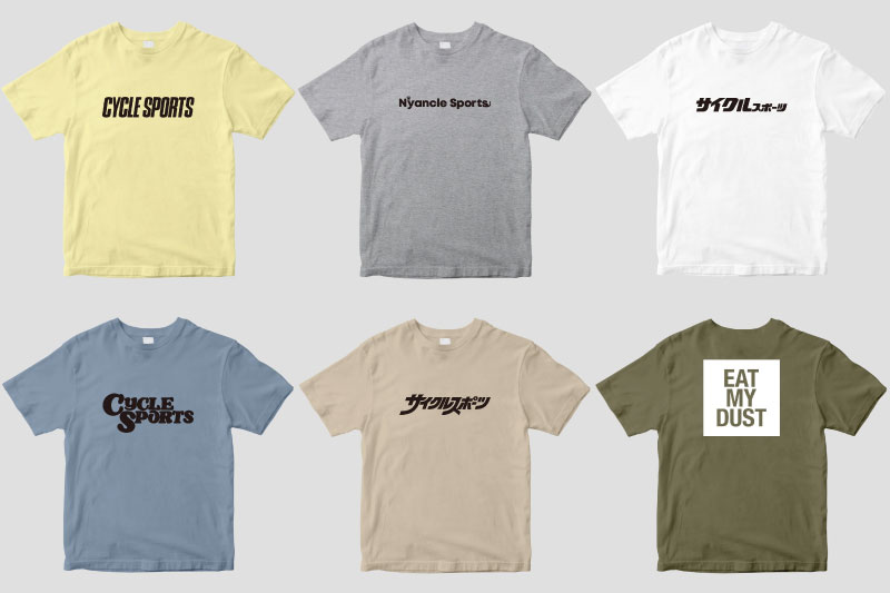 サイクルスポーツがオンデマンドプリントTシャツ販売開始