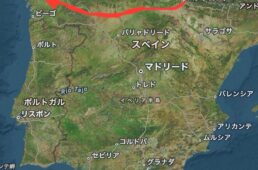 スペインの地図