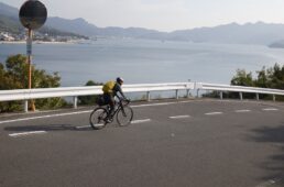 海沿いに延びる外周道路