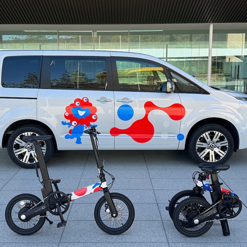 アキボウが万博仕様のeバイクをヤフオクにチャリティー出品