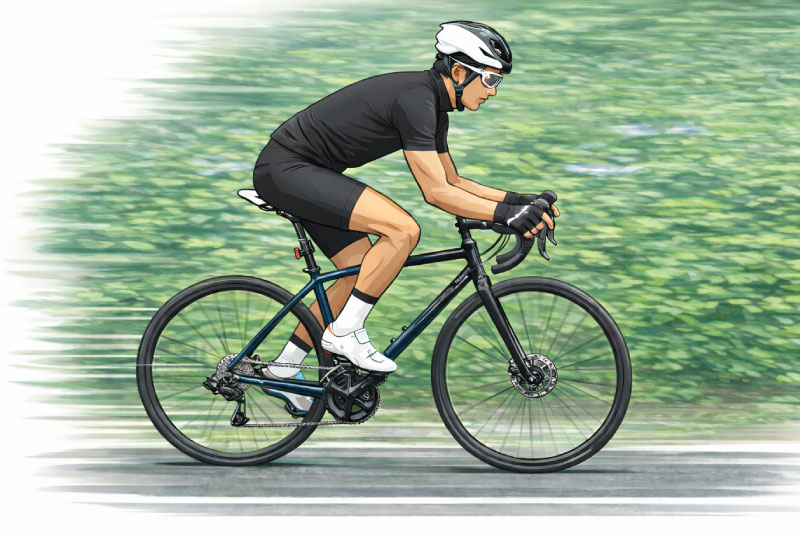 ロードバイクで楽に・速く走るための2大ヒント