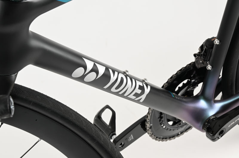 ヨネックス・トレースのダウンチューブの様子