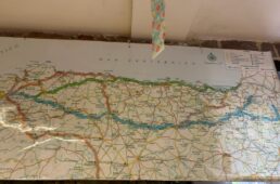 カミーノ・デ・サンティアゴの地図