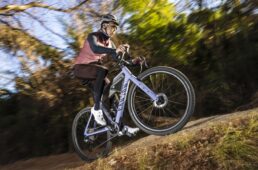 グリズルに乗る吉本さん