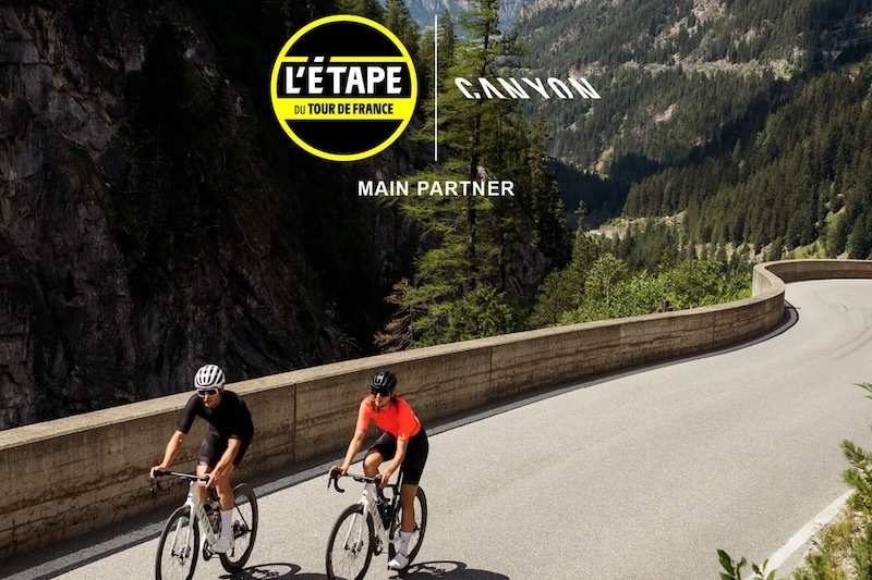キャニオンが「エタップ・デュ・ツール」公式パートナーに