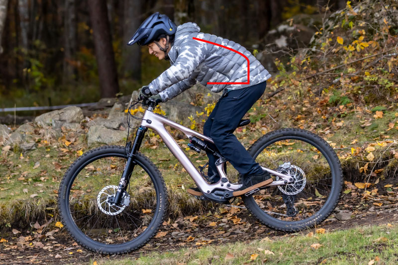 骨盤が立ってしまっている悪い例