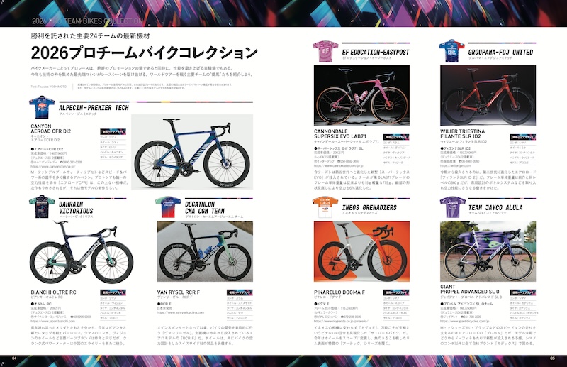 2026サイクルロードレース選手名鑑