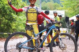 フィニッシュ後の渡辺航