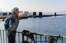 敬礼するシシャチョー