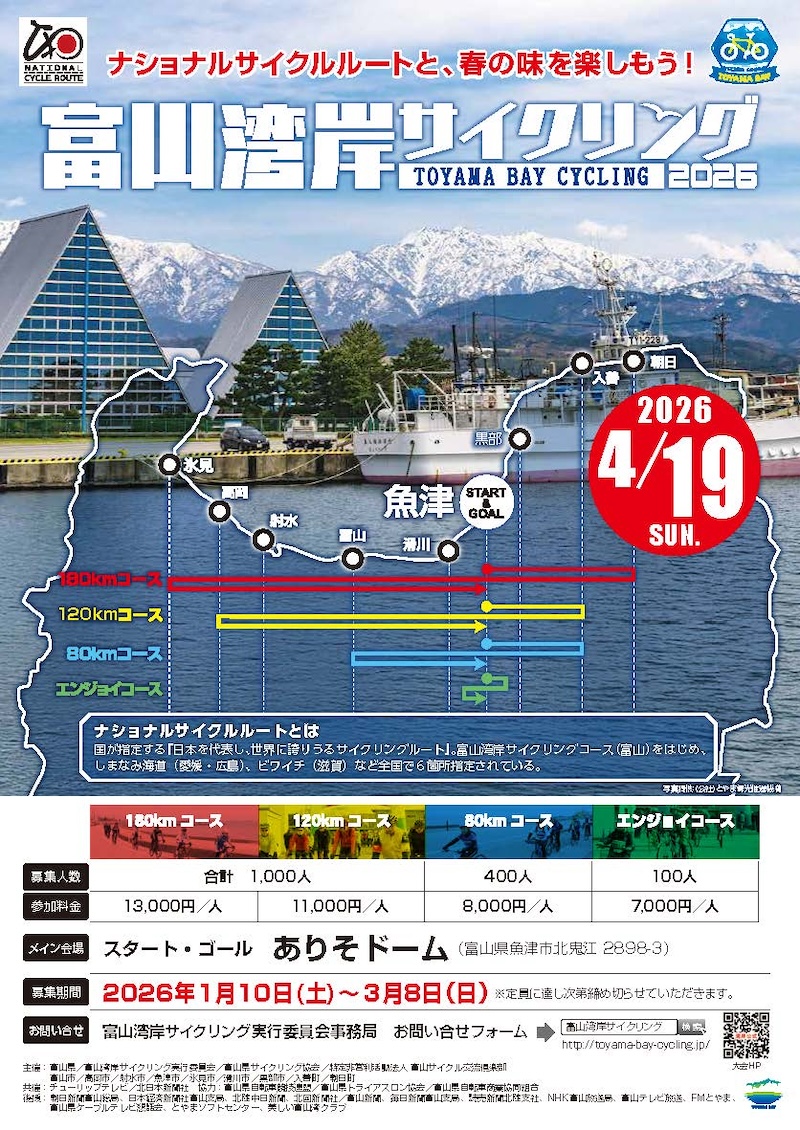 富山湾岸サイクリング2026
