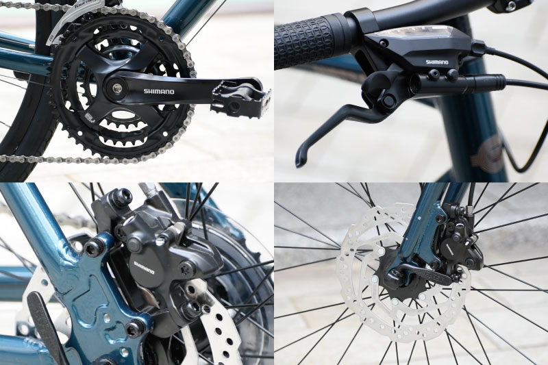 信頼のシマノパーツでまとめられる