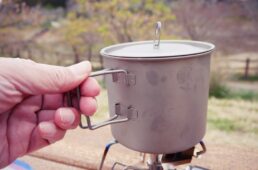 チタニウムポット950のハンドル