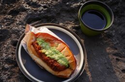 あじたるサンドとコーヒー