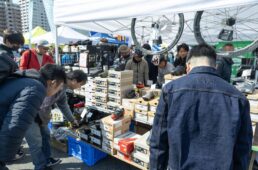 サイクルショップのブース