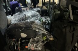 自転車をラップ巻きに