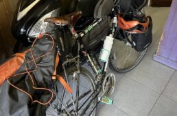 自転車を預ける