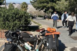 ムンジュイックの丘の頂上