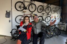 手塚社長と豆ちゃん