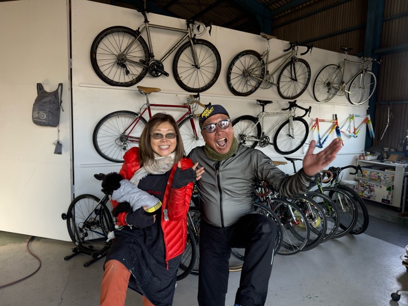 手塚社長と豆ちゃん