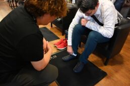 フィジークのシューズ試し履き