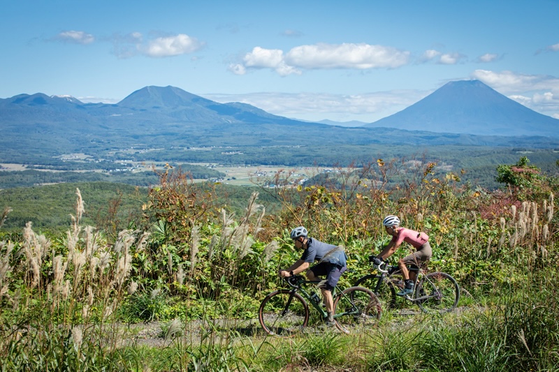 羊蹄山と北海道の風景