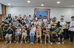 中野区立武蔵台小学校吹奏楽団の皆さん