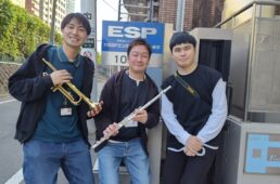 ESPエンタテインメント東京 管楽器リペア科の人たちと