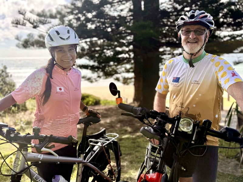 エミコさんとスティーブさん