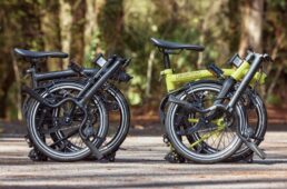 折りたたみ状態の新旧Pライン