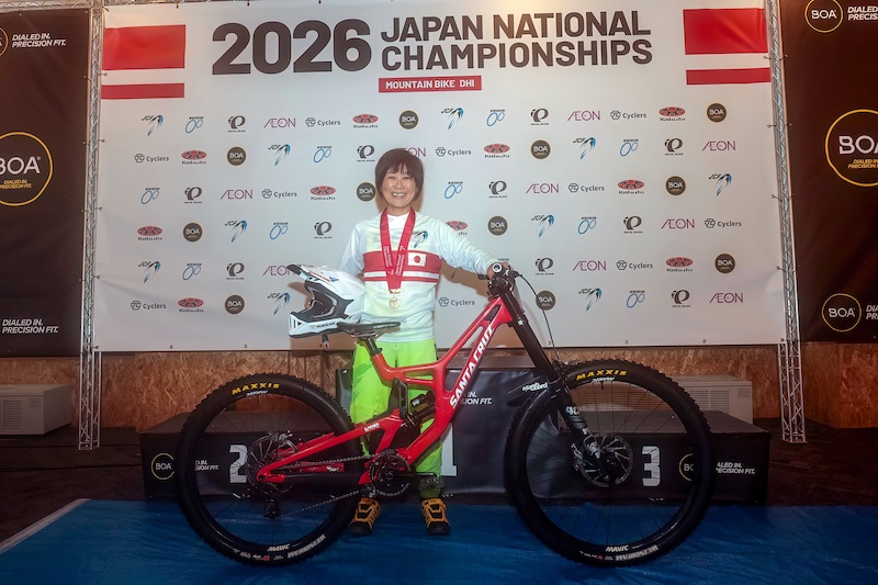 末政実緒「自分らしい走りができた」 全日本MTBダウンヒル2連覇＆19