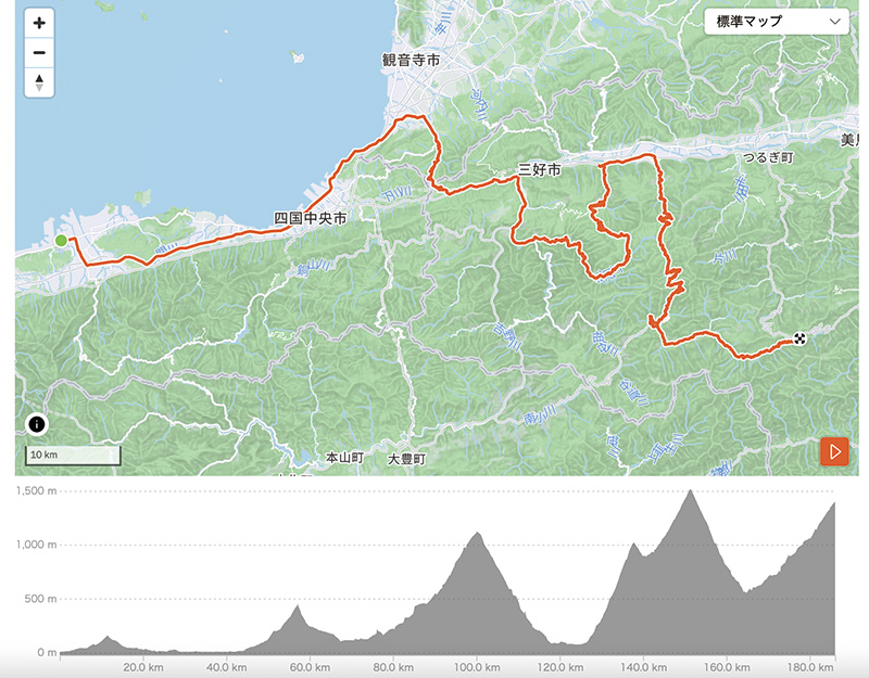 四国の秘境・剣山へ！祖谷渓と山岳絶景を巡る186kmルート【#もしも