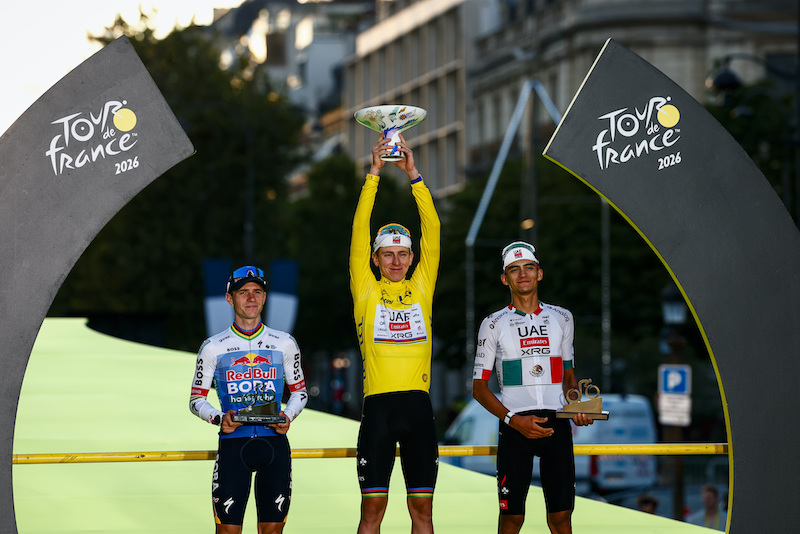 ツール・ド・フランス2026 でスロベニアのポガチャルが5回目の総合優勝