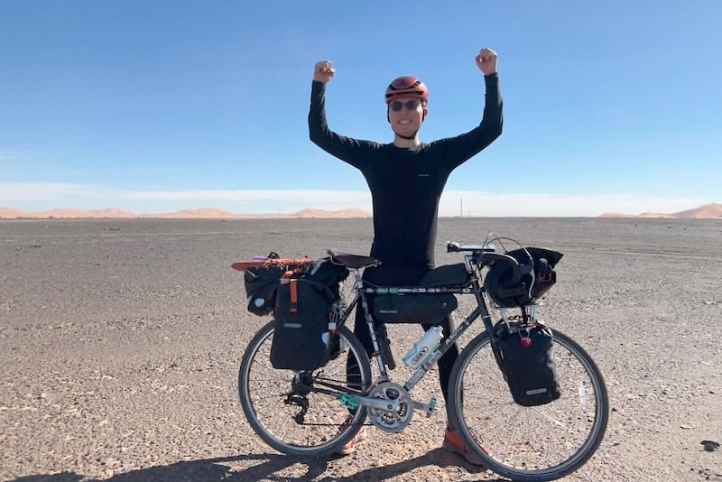 滋賀県】20歳で27カ国・1万7000kmを自転車旅 中村天星「輪学2026」講演